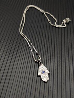 David Yurman 925 Silver Necklaces with Original Pouch